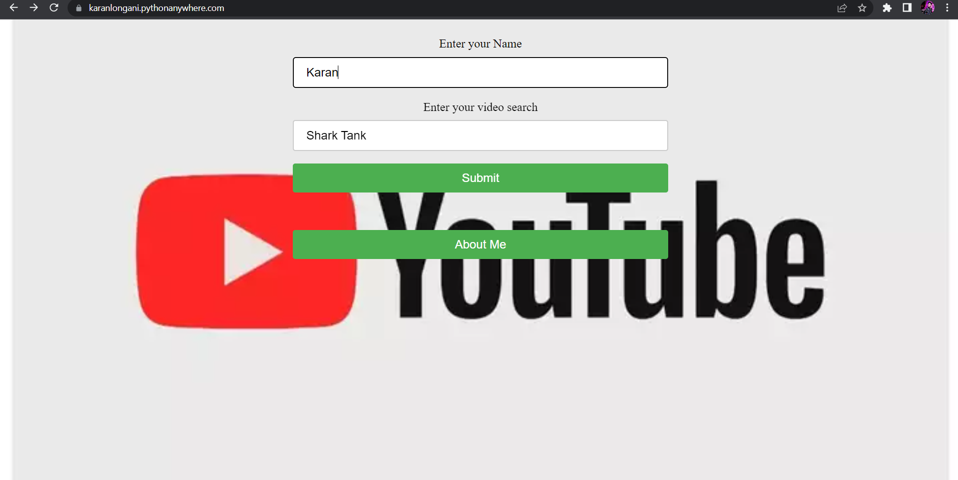 Youtube-API-Integration